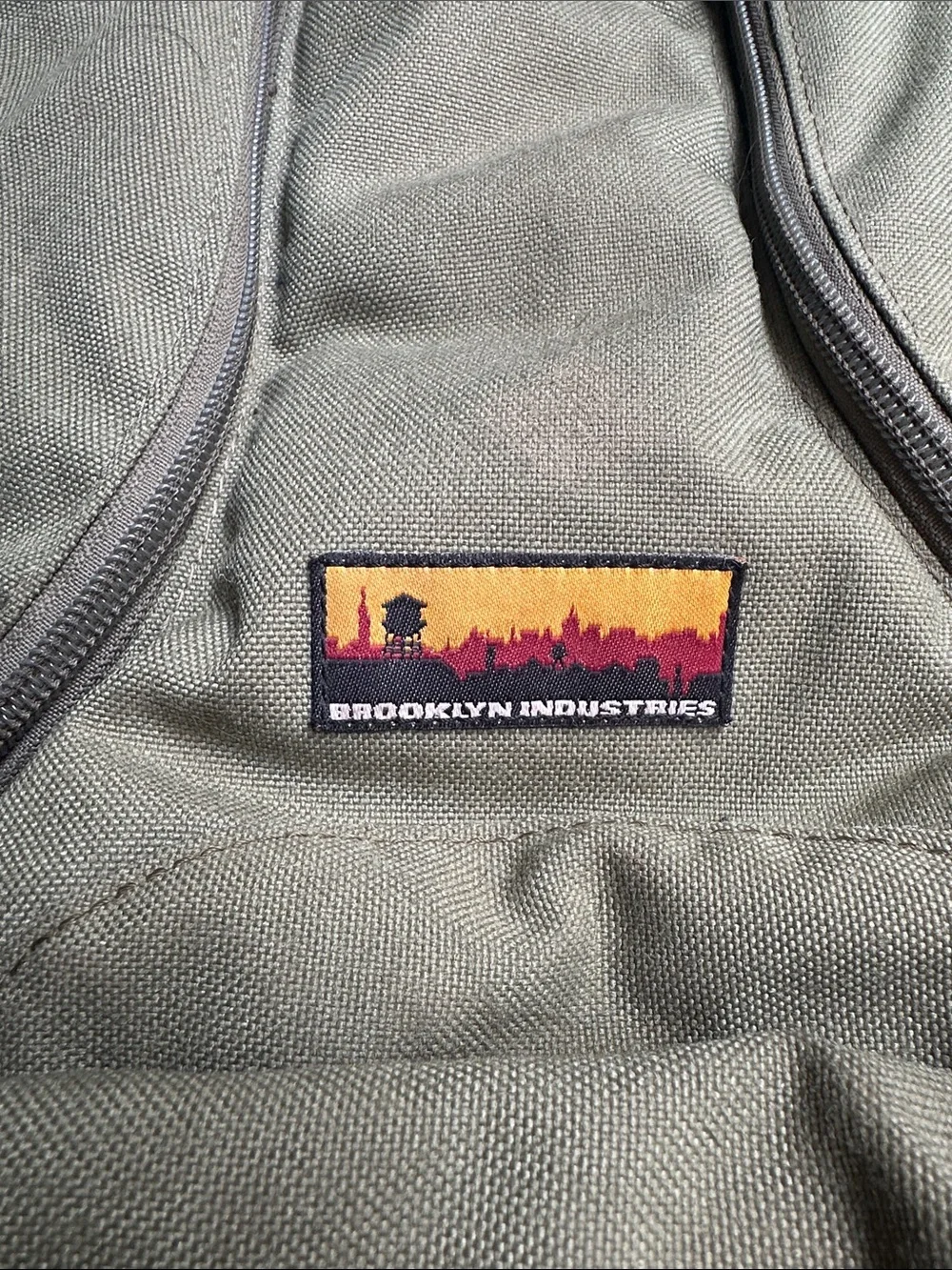 Brooklyn Industries Olive Canvas Backpack